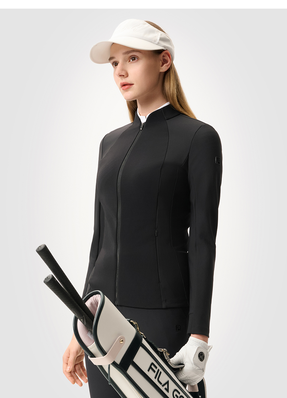 FILA CORE ATHLETICS GOLF MODERN FUSHION Women Jacket (Black)