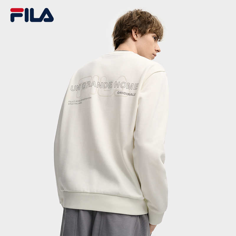 FILA CORE LIFESTYLE FILA ORIGINALE Men Sweatshirt (Black/Ash)