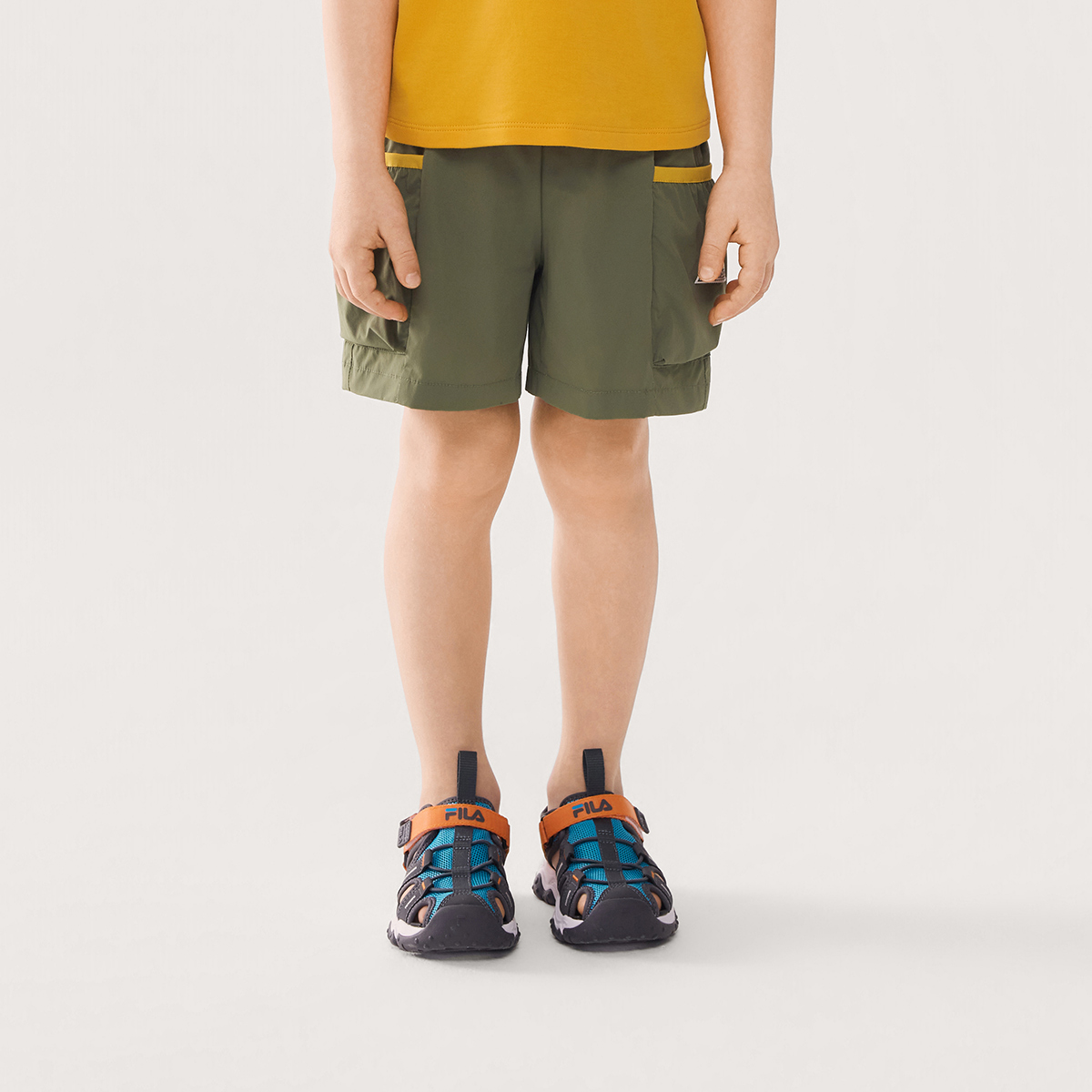 FILA KIDS ORIGINALE Boys Woven Bermuda Shorts