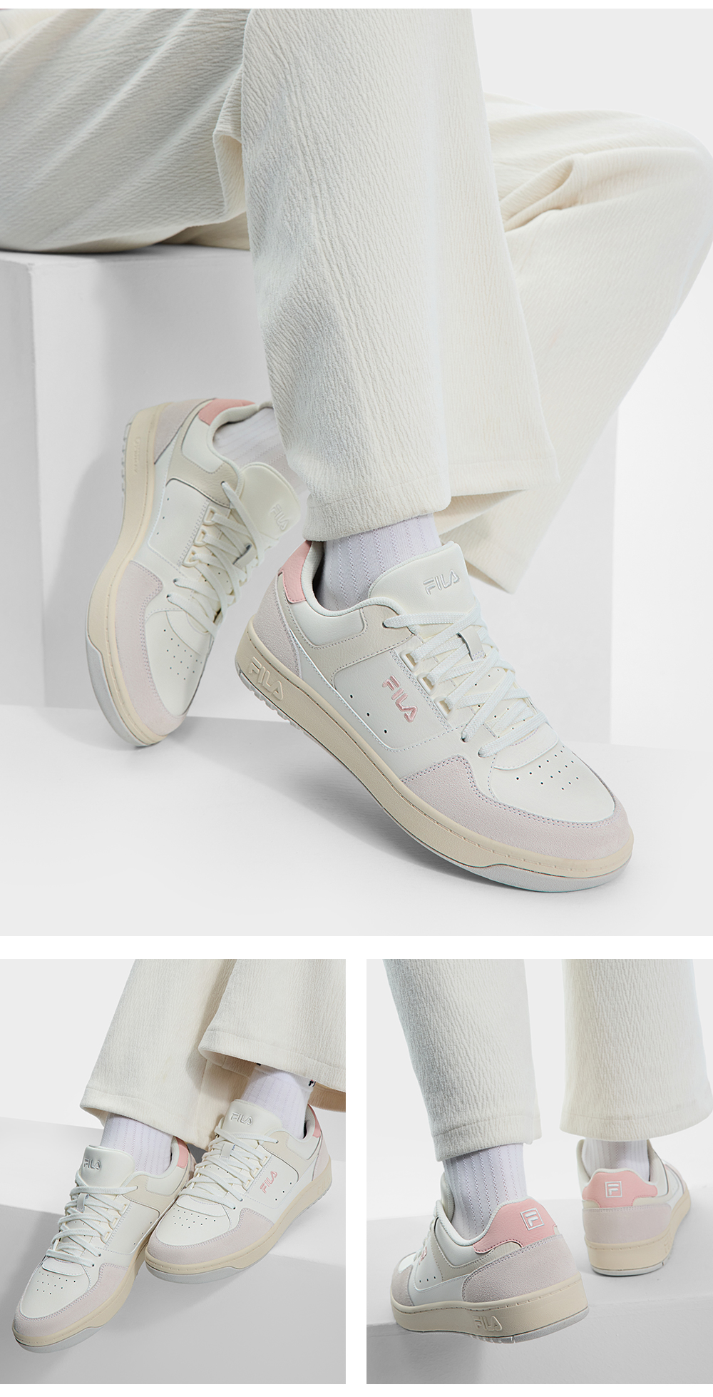FILA CORE FASHION TARGA Women Sneakers (Orange / White)