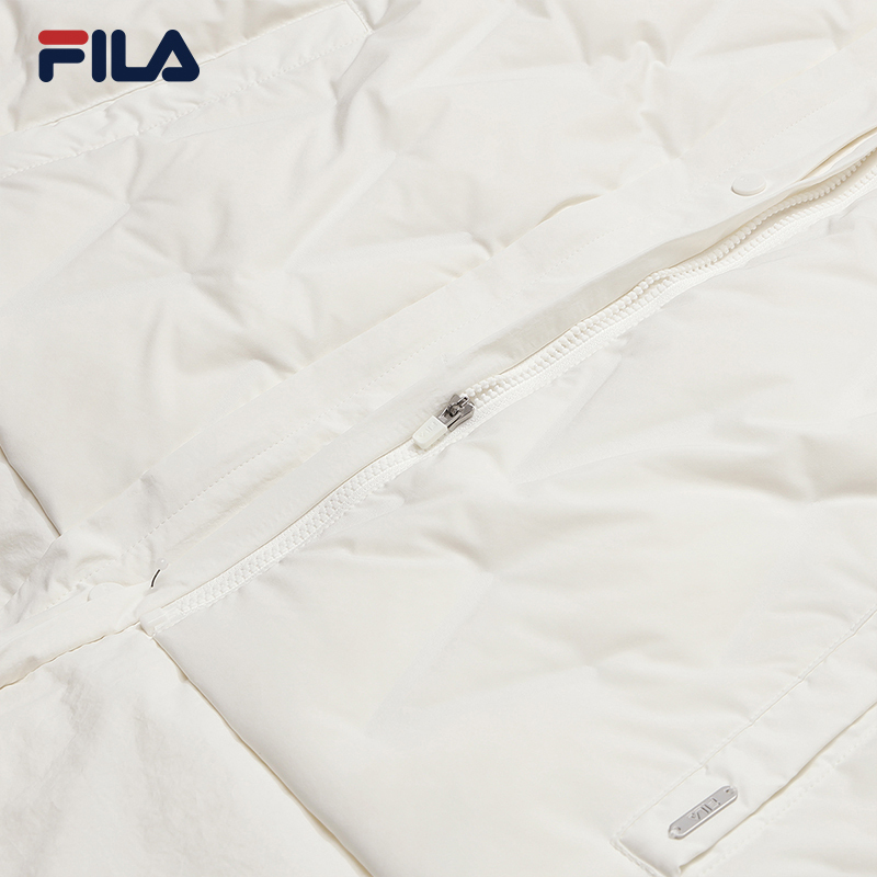 FILA CORE LIFESTYLE WHITE Women 2-piece Down Jacket