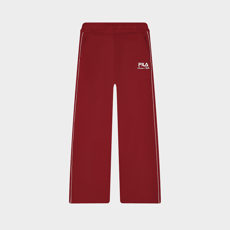 [ CNY Collection ] FILA CORE WHITE LINE ORIGINALE Women's Knit Pants in Pink