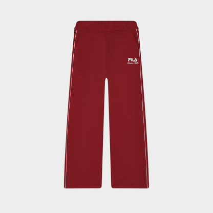 [ CNY Collection ] FILA CORE WHITE LINE ORIGINALE Women's Knit Pants in Pink