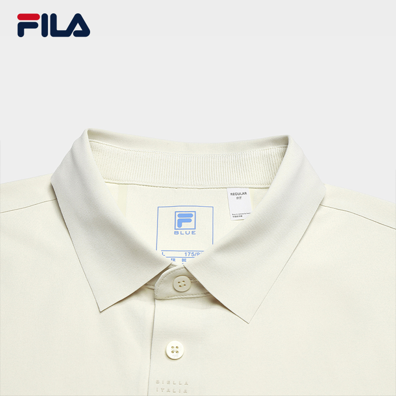 FILA Men Knitted Short Sleeve Polo Shirt