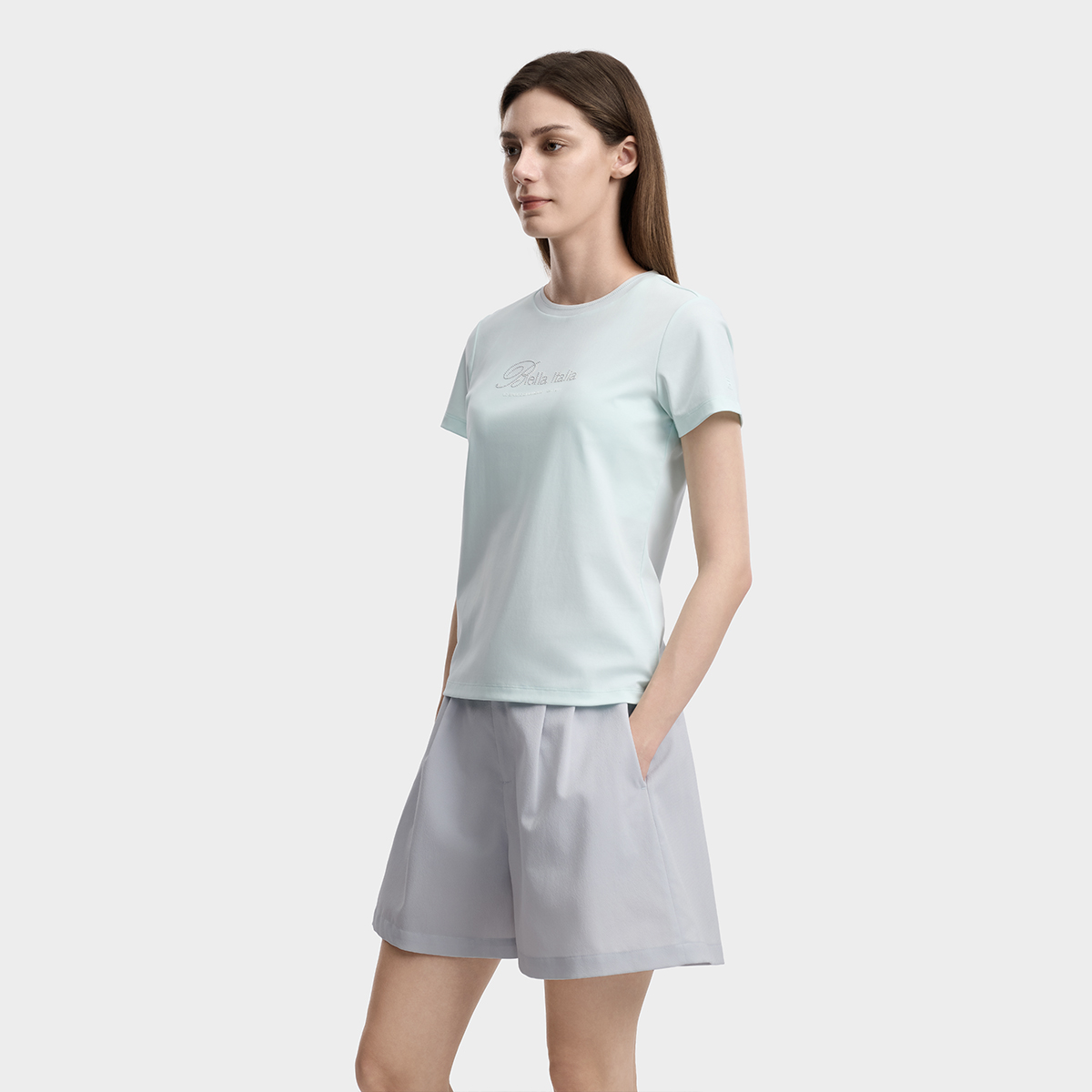 FILA WOMEN'S WHITE Knitted Short Sleeve Top