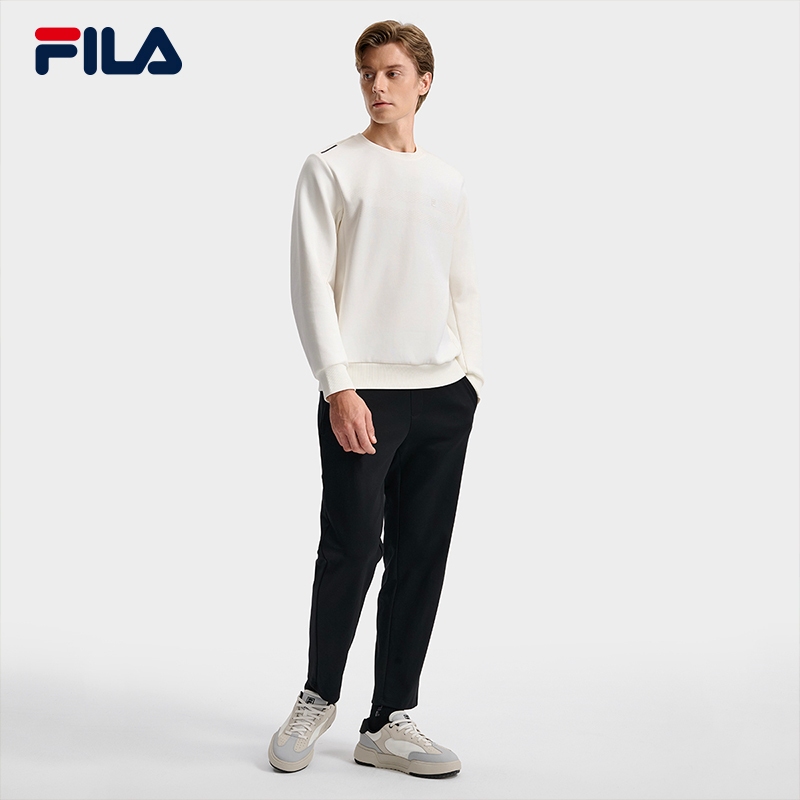 FILA CORE LIFESTYLE WHITE Men Knit Pants