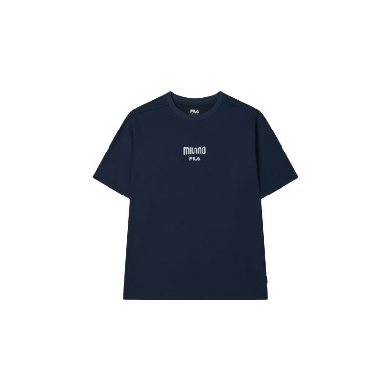 FILA CORE LIFESTYLE MILANO ART OF BRERA Men Short Sleeve T-shirt (Blue / White)