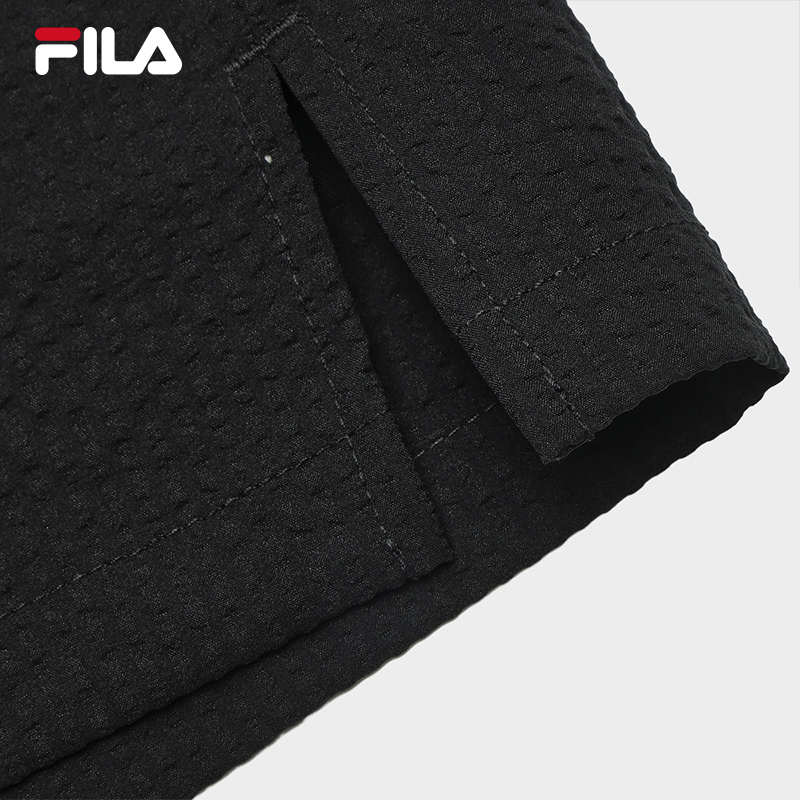 FILA CORE WHITE LINE FILA ORIGINALE Men Short Sleeves Woven Top in Black