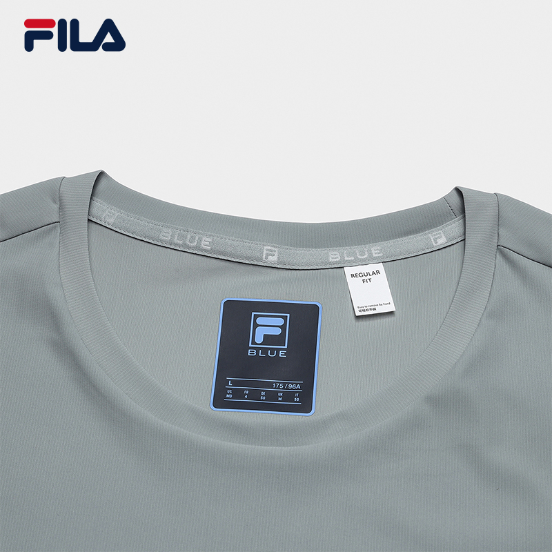 FILA CORE LIFESTYLE BLUE Men Short Sleeve T-shirt