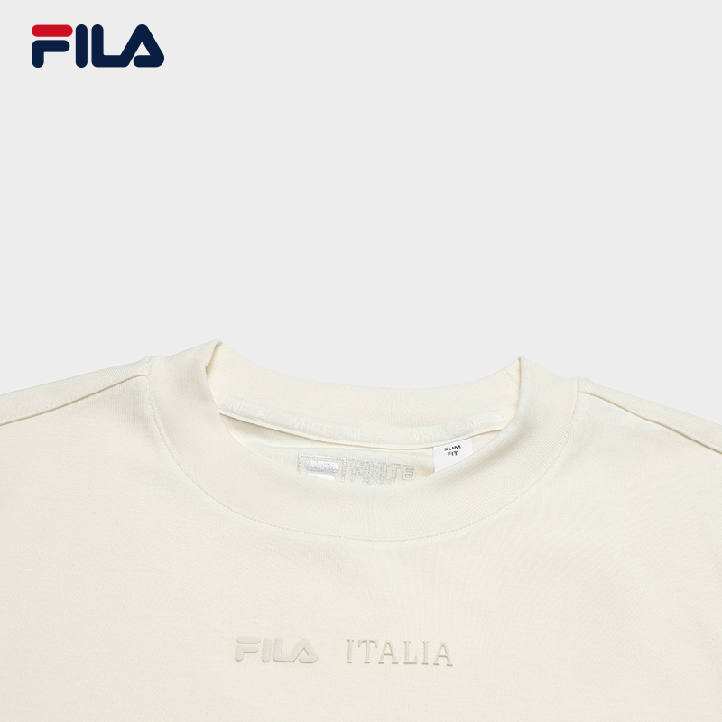FILA CORE LIFESTYLE WHITE Women Sweatshirt