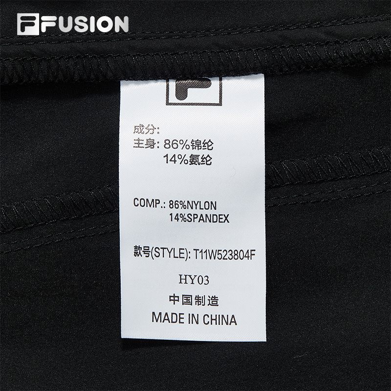 FILA FUSION INLINE FUSION X WORKWEAR WAVE BEAT Women Woven Pants (Black)