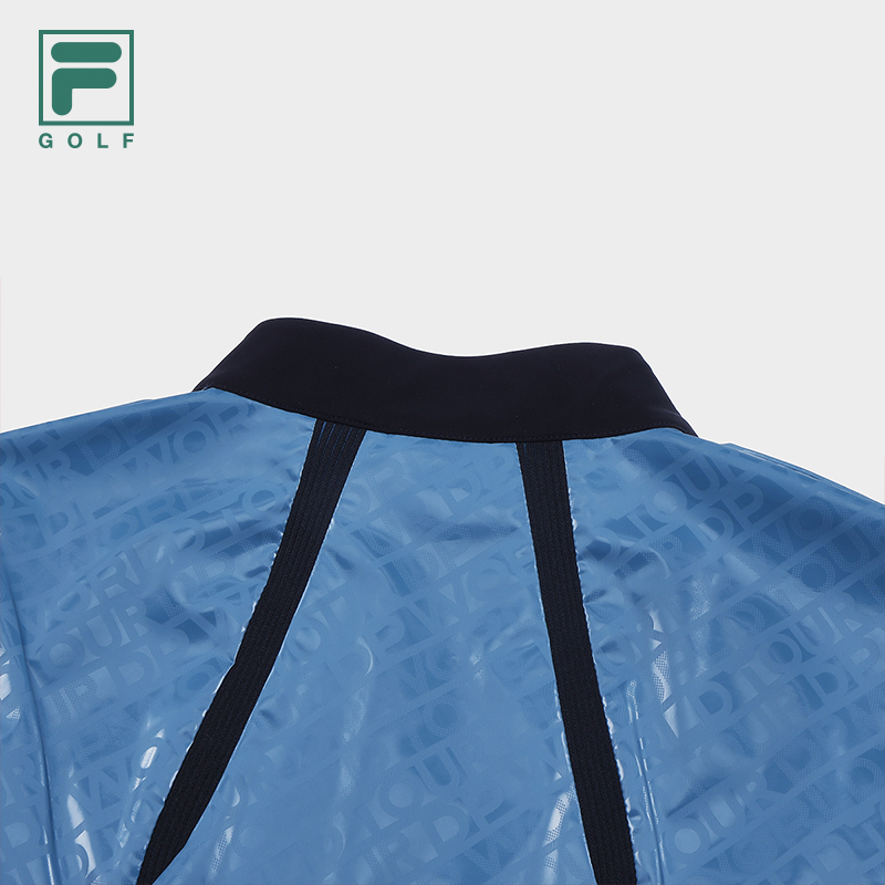 FILA CORE ATHLETICS GOLF Womens Woven Top in Blue