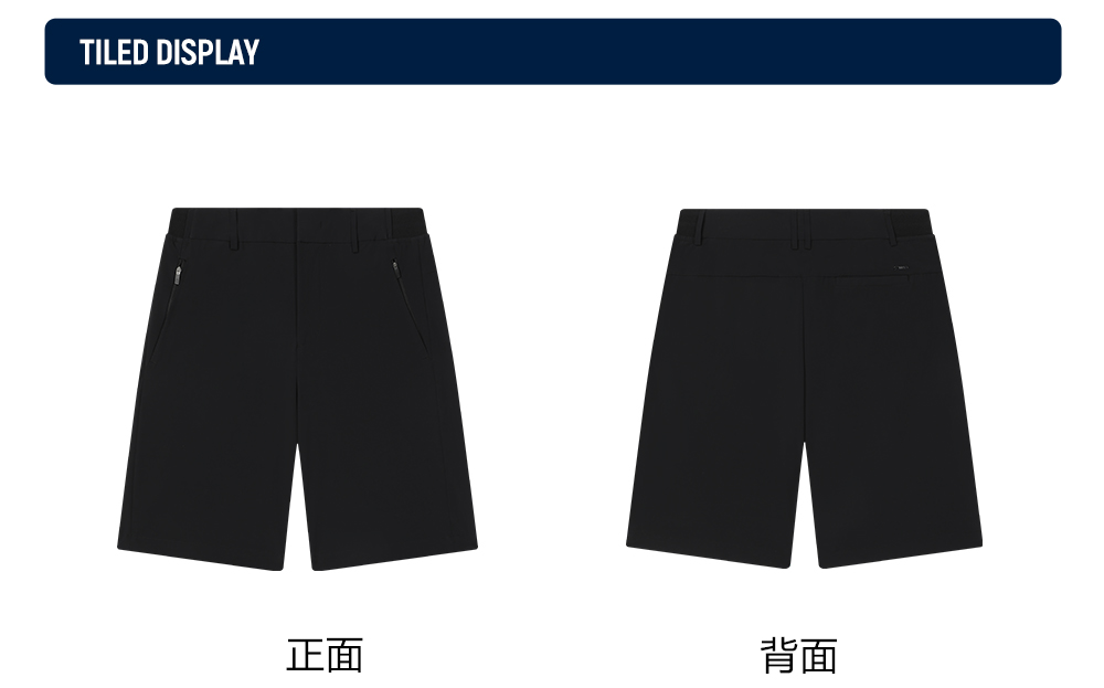 FILA CORE LIFESTYLE BLUE Men Woven Shorts (Black)