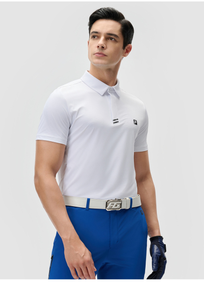 FILA CORE ATHLETICS GOLF2 Men Short Sleeve Polo (Black / Blue / White)
