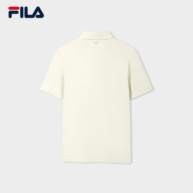 FILA Men Knitted Short Sleeve Polo Shirt
