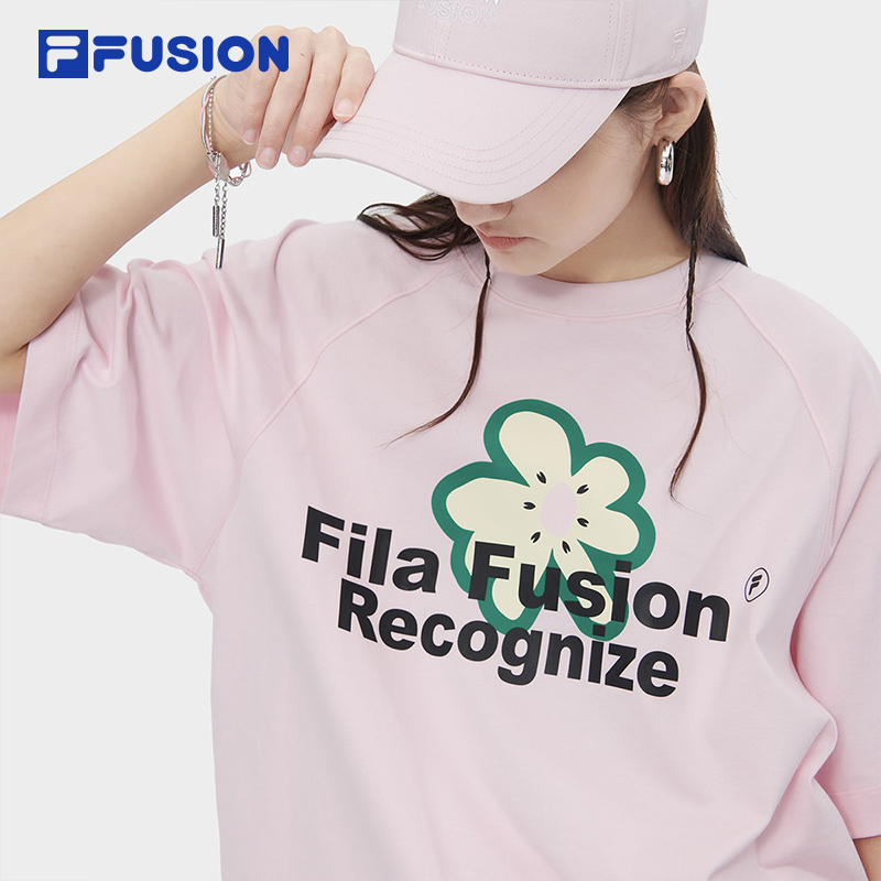 FILA FUSION INLINE CULTURE Women Short Sleeve T-shirt in Light Pink