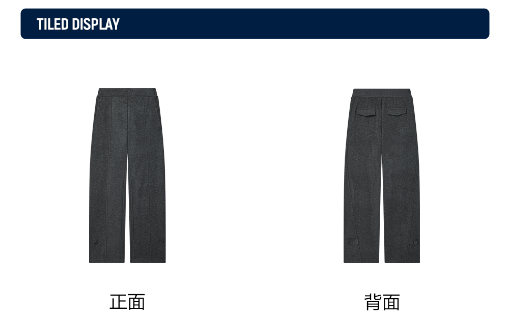 CORE LIFESTYLE EMERALD GEOMETRIC SNOW Women Knit Pants (Grey)