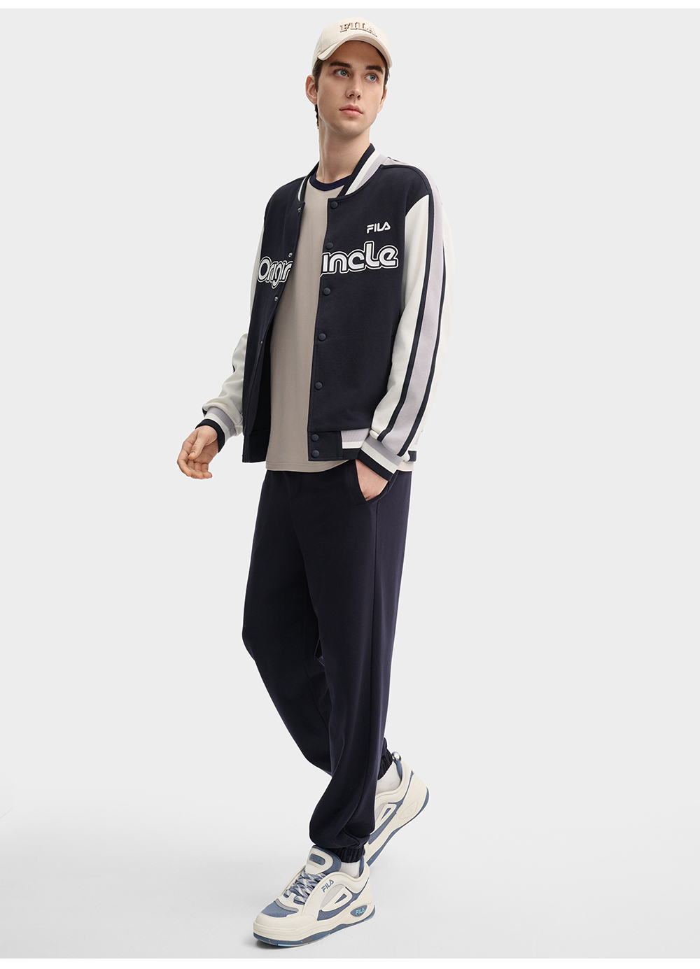 FILA CORE LIFESTYLE ORIGINALE FÊTE DE LA MUSIQUE Men Bomber Jacket (Navy)