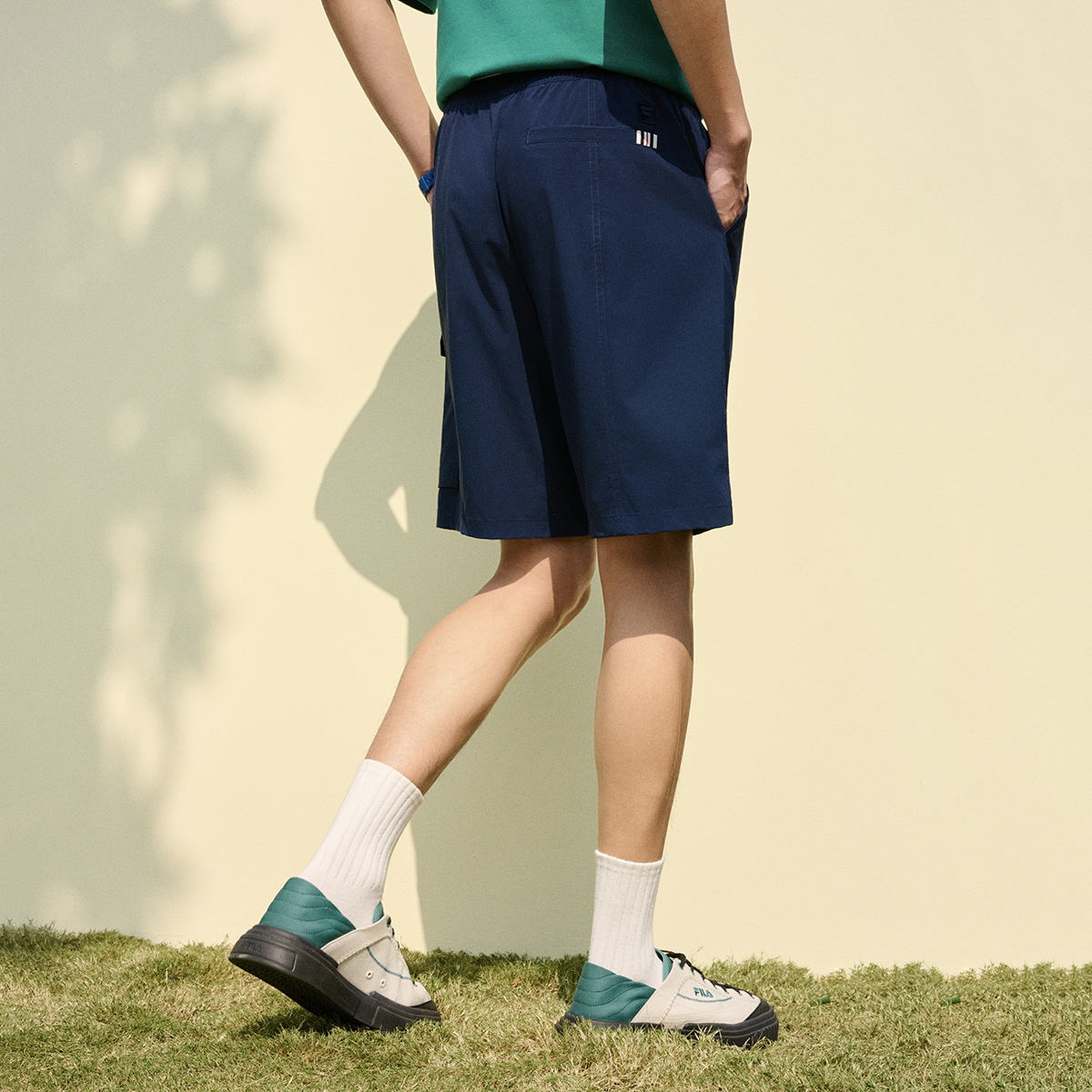 FILA MEN'S HERITAGE Woven Bermuda Shorts