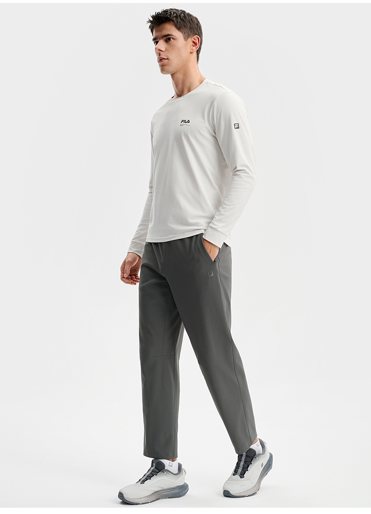 FILA CORE A.P. Men Knit Pants（Black/Ash)