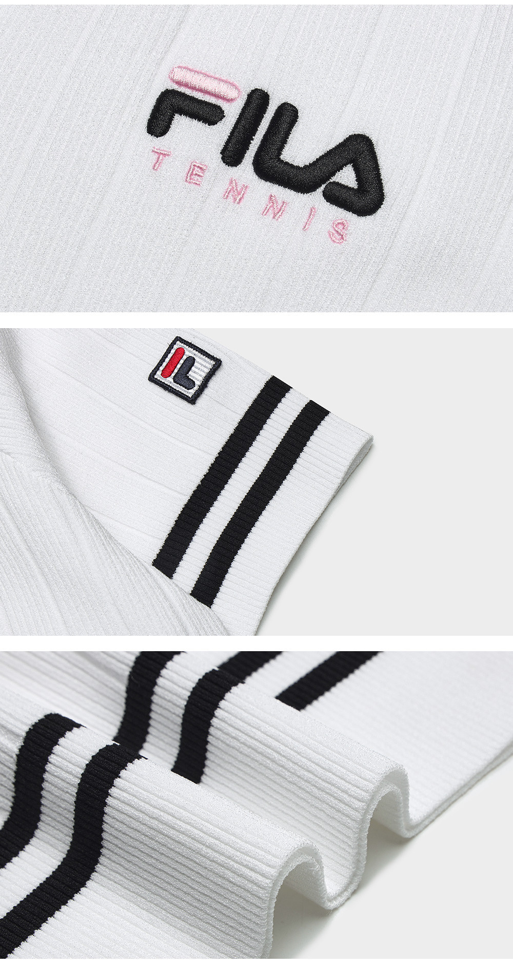 FILA CORE ATHLETICS TENNIS ELECTRONIC SWING Women Knit Sweater (White)