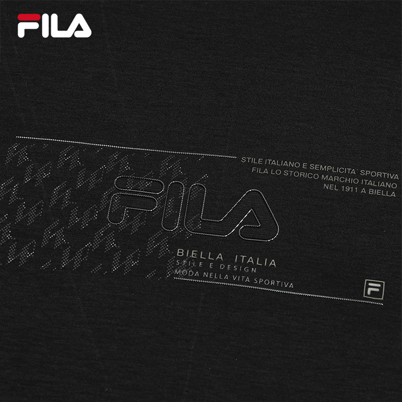 FILA CORE WHITE Weekend City Break Men Short Sleeve T-shirt (Black/Green/White)