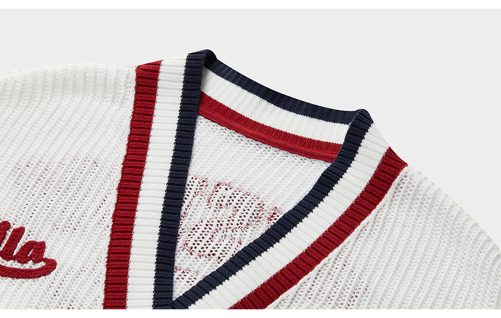 FUSION INLINE CULTURE 2 CAMPUS RHAPSODY Women Cardigan (White)