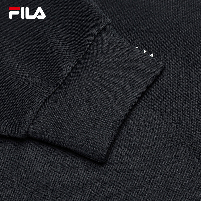 FILA CORE LIFESTYLE EMERALD FANCY BRERA Women Pullover Sweater (Black)