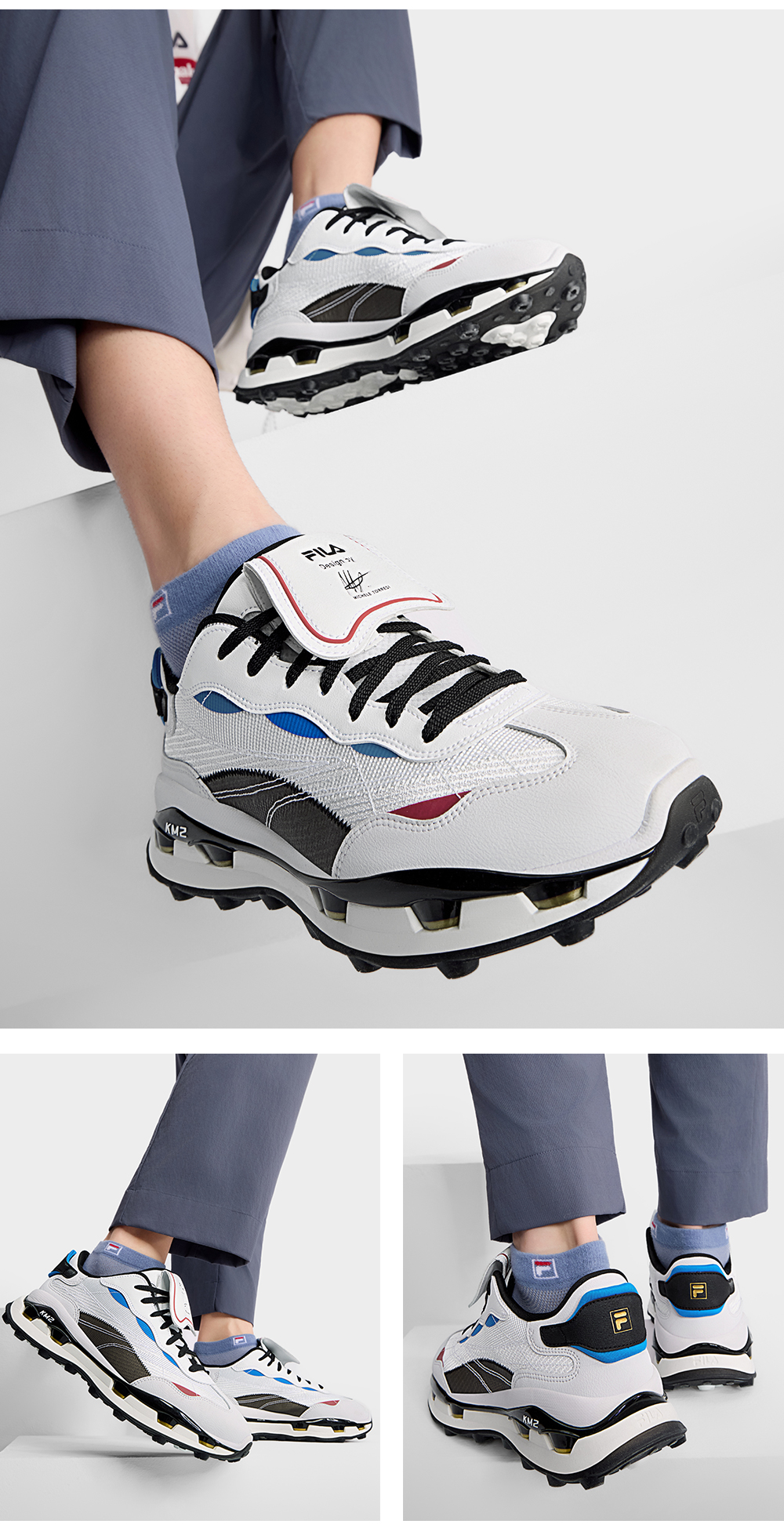 FILA CORE FASHION KM 2 Men Sneakers in white/black