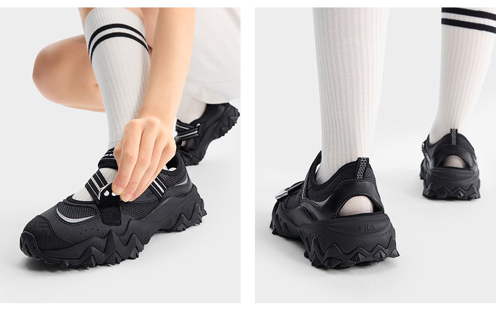 FILA CORE FASHION OAKMONT Women Sandals (Black / White)