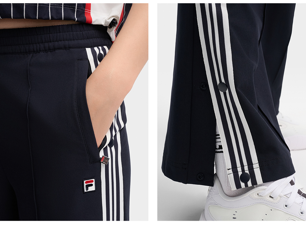 FILA CORE LIFESTYLE ORIGINALE FRENCH TENNIS CLUB Women Woven Pants (Navy)