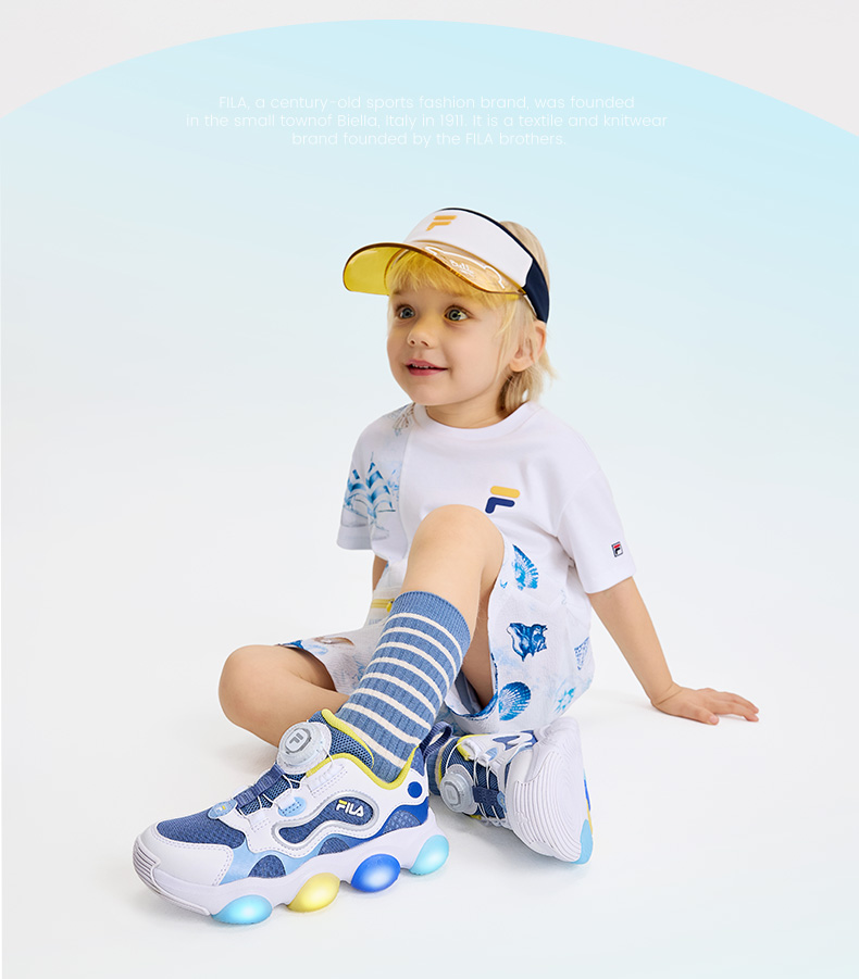FILA KIDS Boys/Girls FRAGOLA Light-Up Shoes