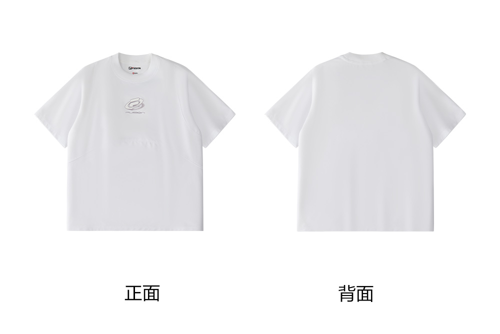 FILA FUSION INLINE URBAN TECH VR IN VIRTUAL REALITY Women Short Sleeves T-Shirt (Violet / White)