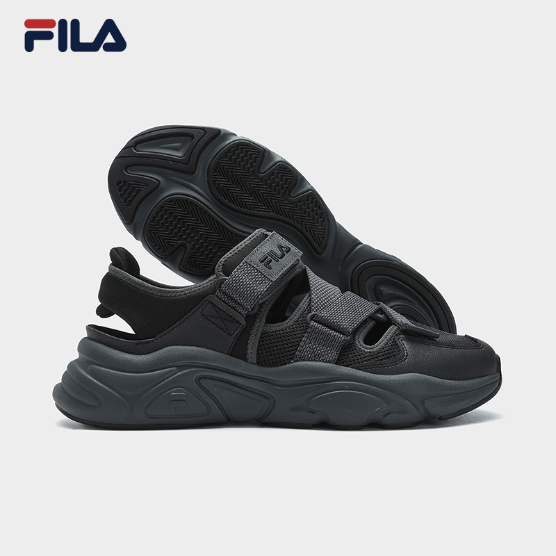 FILA CORE MARS FASHION ORIGINALE Men Sandal Shoes (Black/Grey)