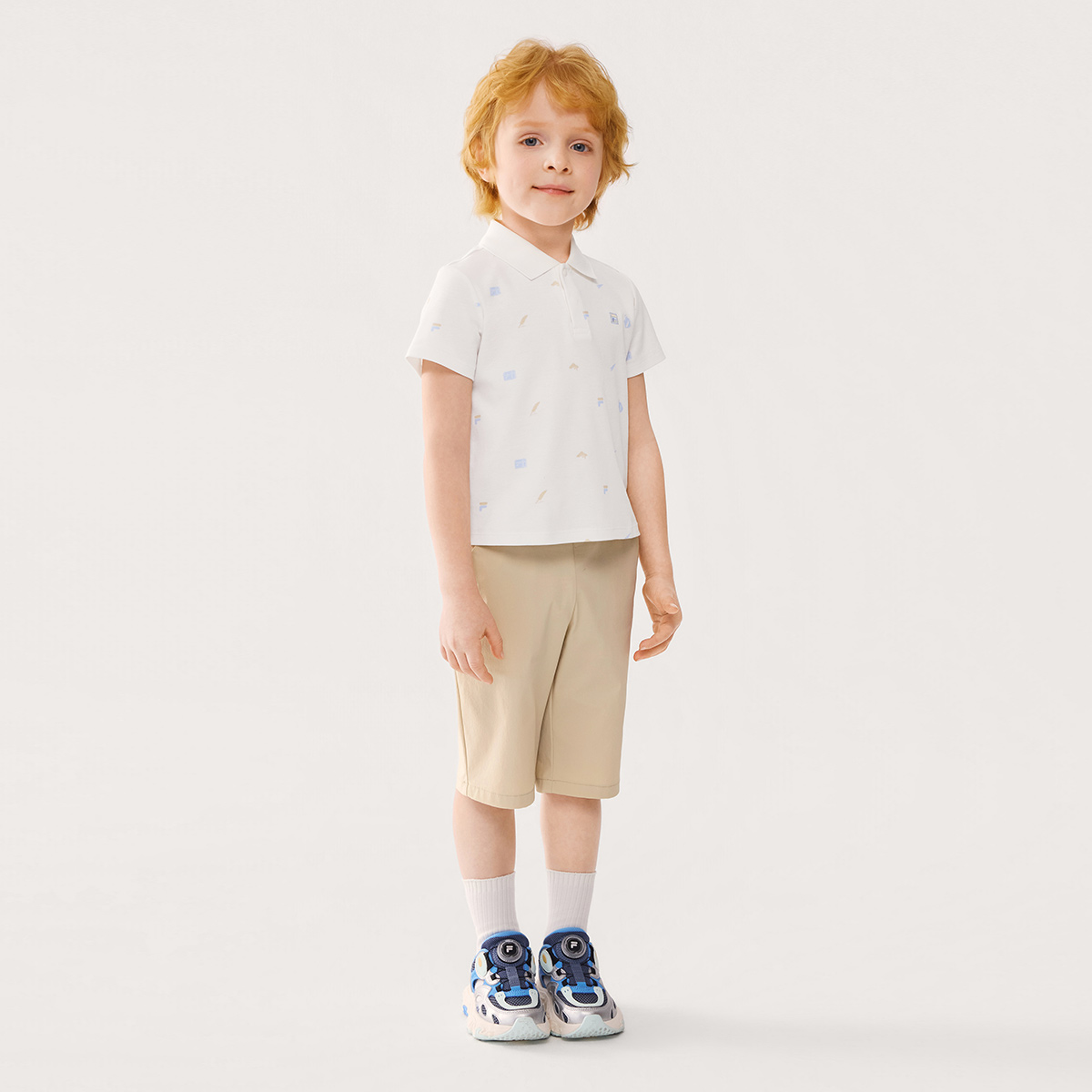 FILA KIDS WHITE LINE Boys Polo T-shirt