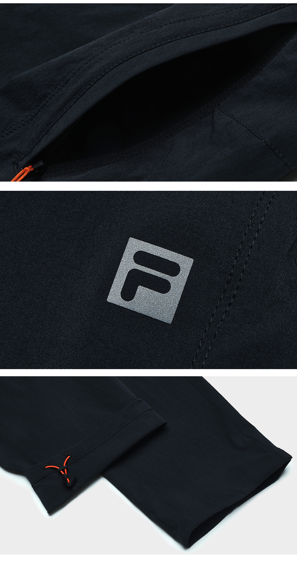 FILA CORE ATHLETICS EXPLORE NATURE'S WONDER Men Woven Pants (Black)