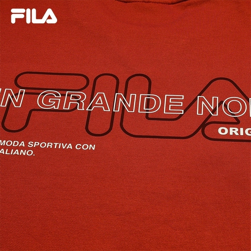 FILA CORE LIFESTYLE FILA ORIGINALE Men Sweatshirt Red