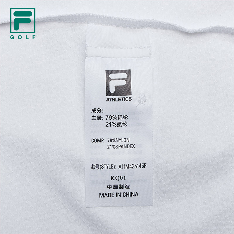 FILA CORE ATHLETICS GOLF Men Short Sleeve Polo in White