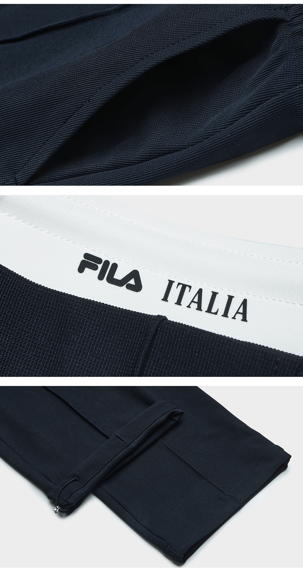 FILA CORE LIFESTYLE EMERALD TWILIGHT GLOW Women Knit Pants (Navy)