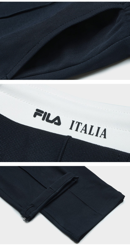 FILA CORE LIFESTYLE EMERALD TWILIGHT GLOW Women Knit Pants (Navy)