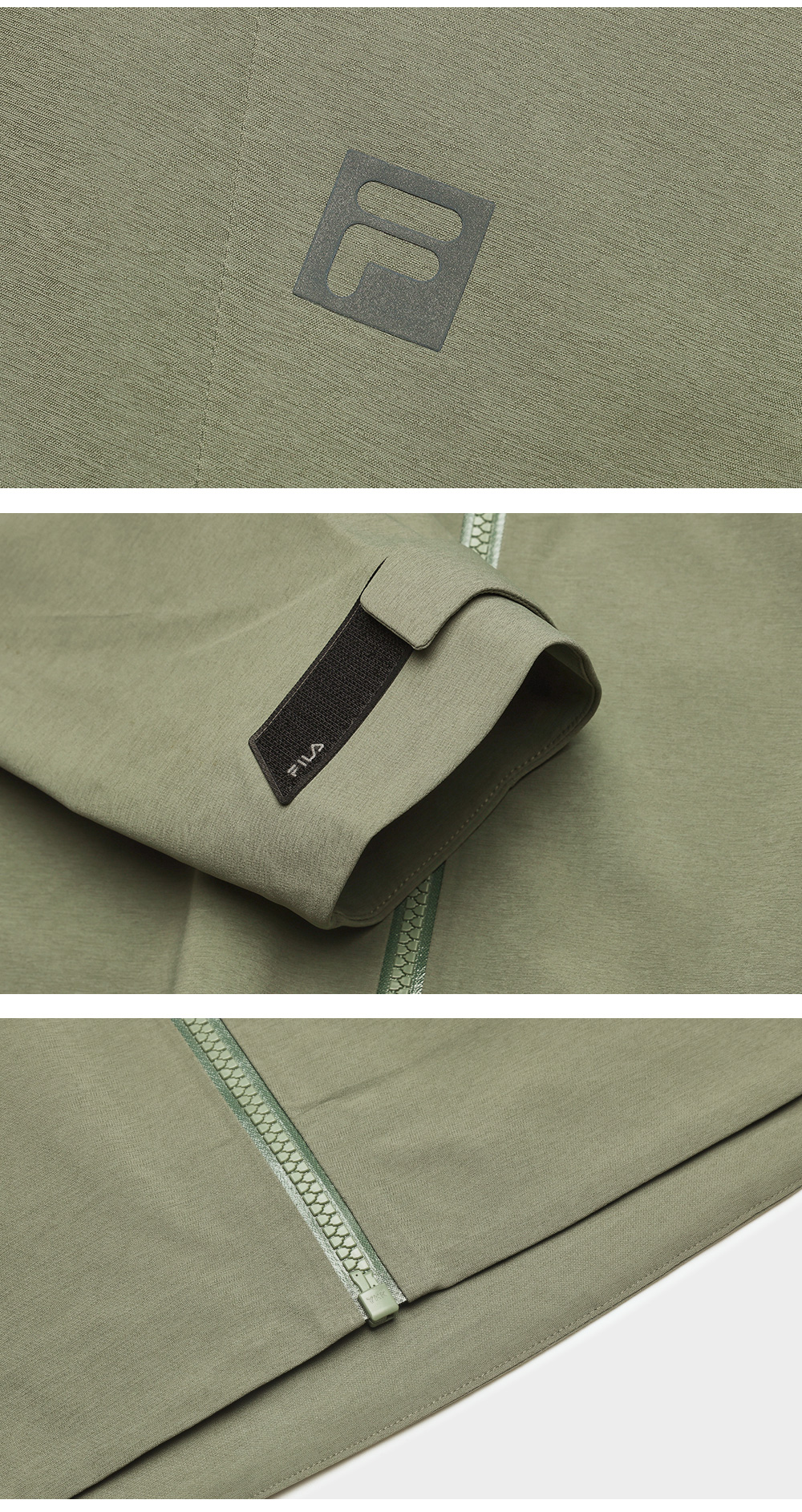 FILA CORE ATHLETICS EXPLORE X BBC EARTH PATHWAYS OF WONDER Men Water Resistant Jacket (Olive Green)