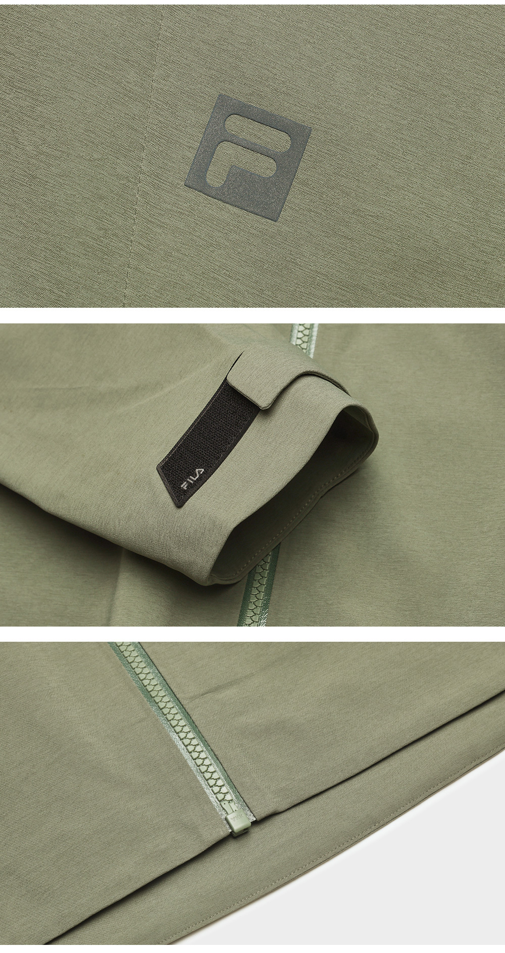 FILA CORE ATHLETICS EXPLORE X BBC EARTH PATHWAYS OF WONDER Men Water Resistant Jacket (Olive Green)