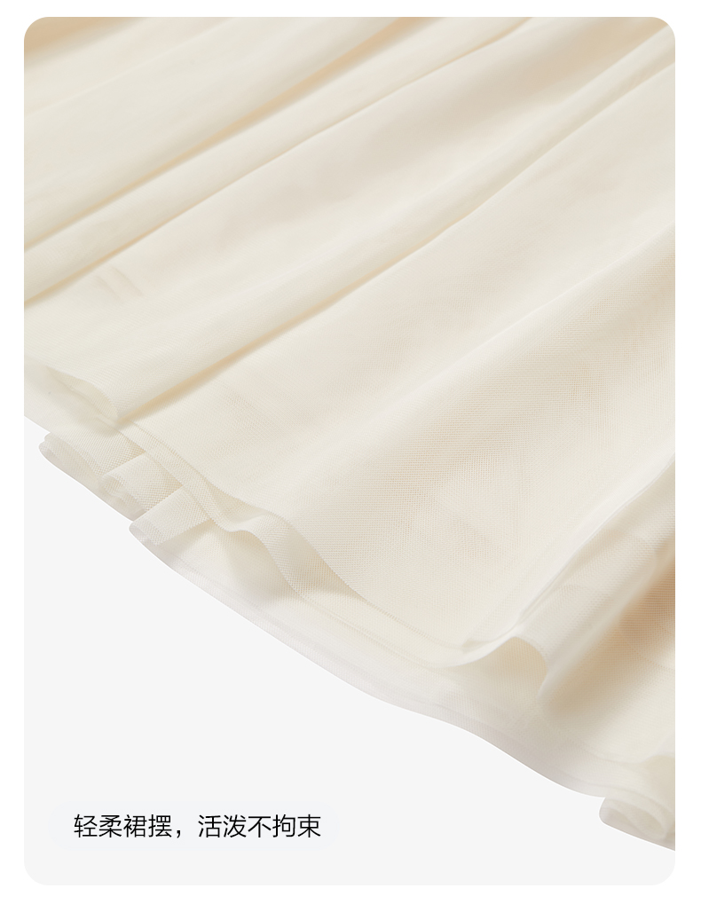 (105-130cm) FILA KIDS WHITE LINE Girl's Dress in Ash