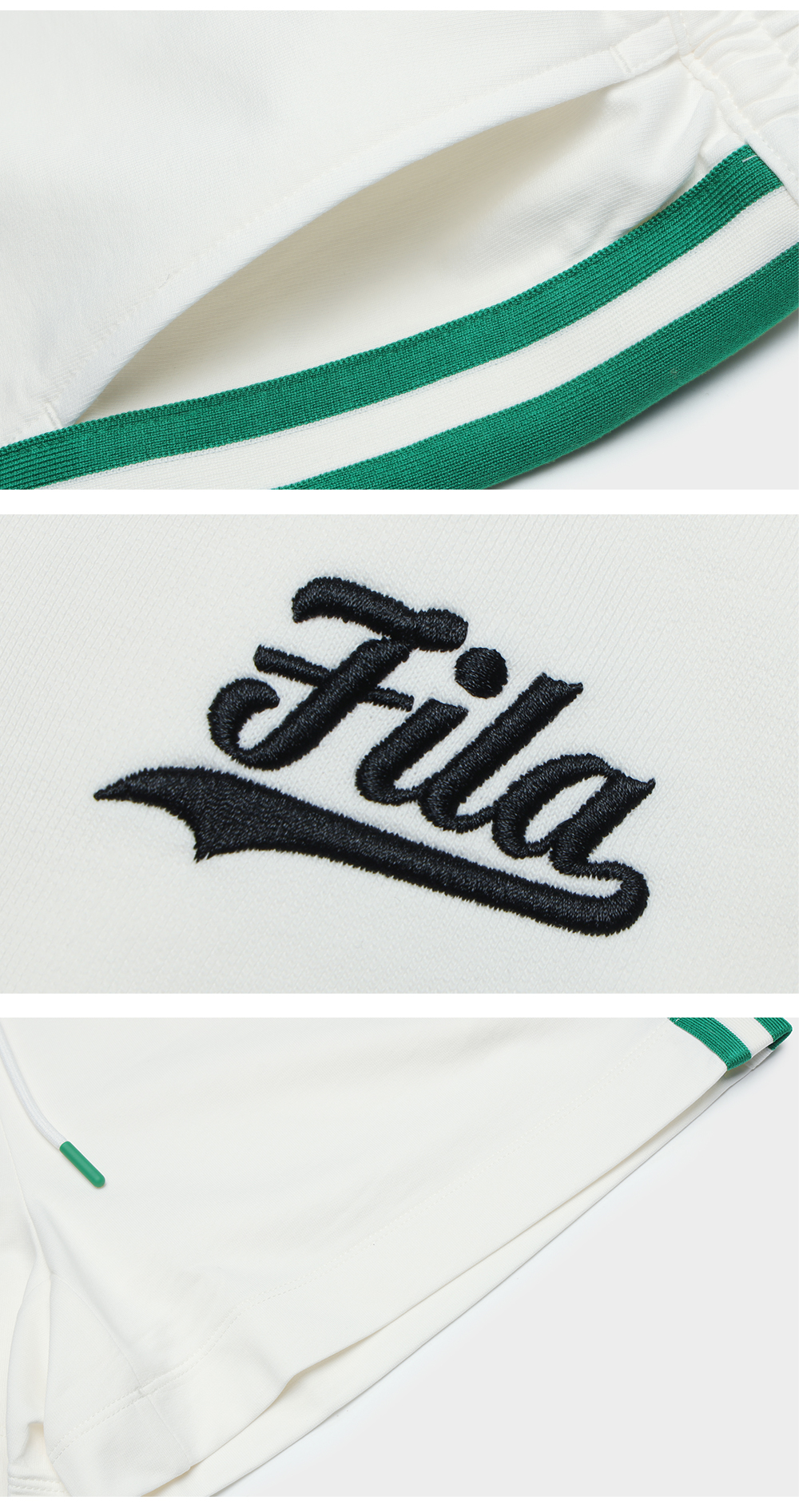 FILA FUSION INLINE CULTURE Women Knitted Shorts in White