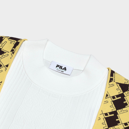 FILA CORE Women's WHITE LINE Emerald Sweater in White