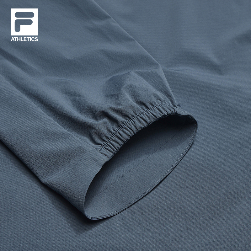 FILA CORE ATHLETICS FITNESS BLACK Men Woven Jacket (Blue)