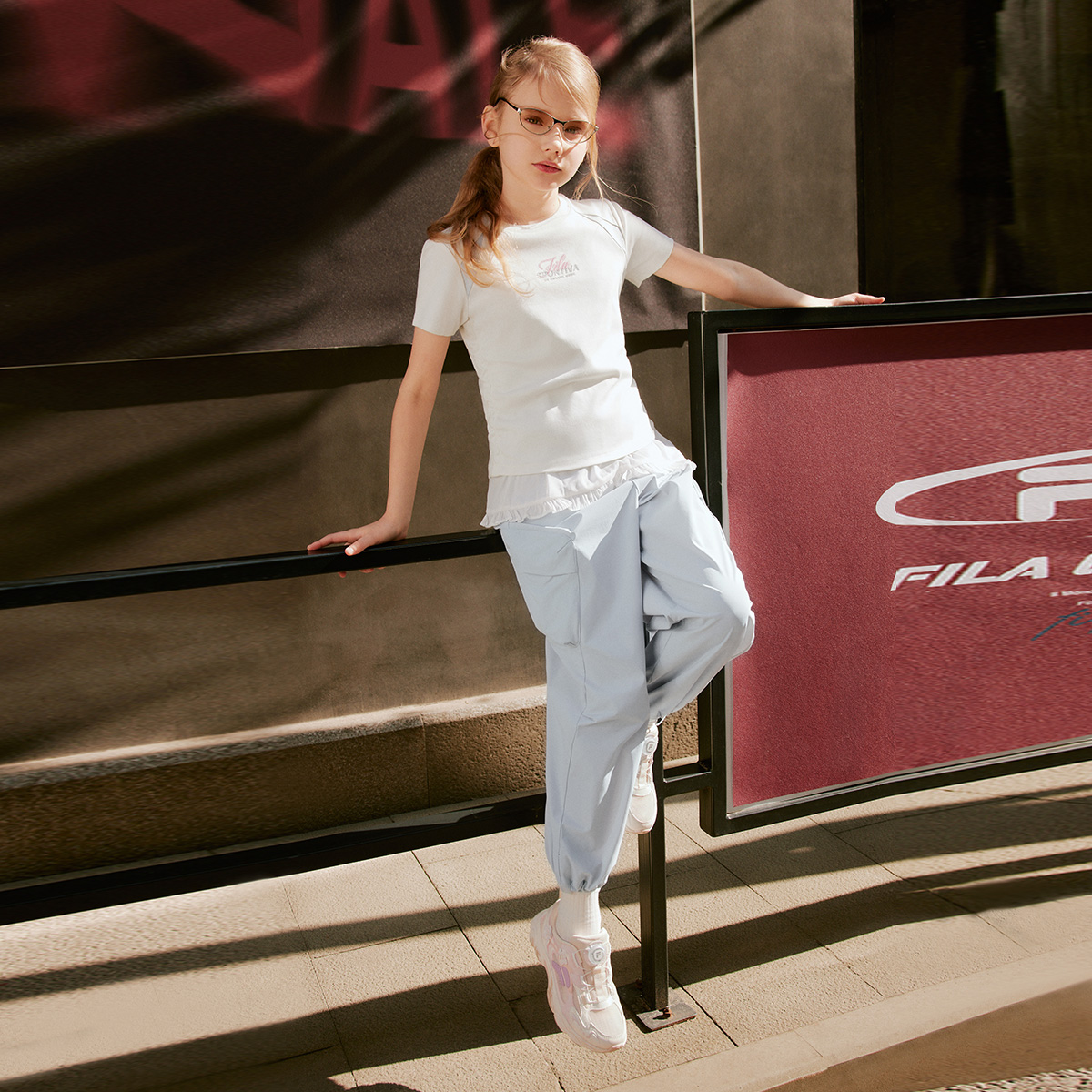 FILA KIDS ORIGINALE Girls Short Sleeves T-Shirt