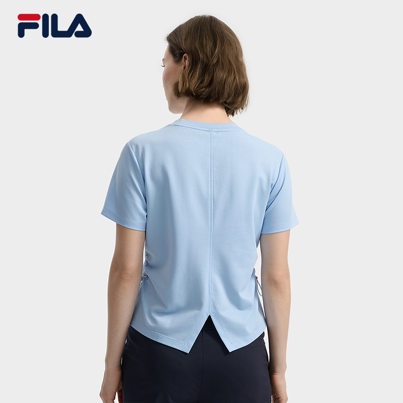 FILA CORE LIFESTYLE WHITE LINE ESCAPE THE CITY Women Short Sleeve T-shirt