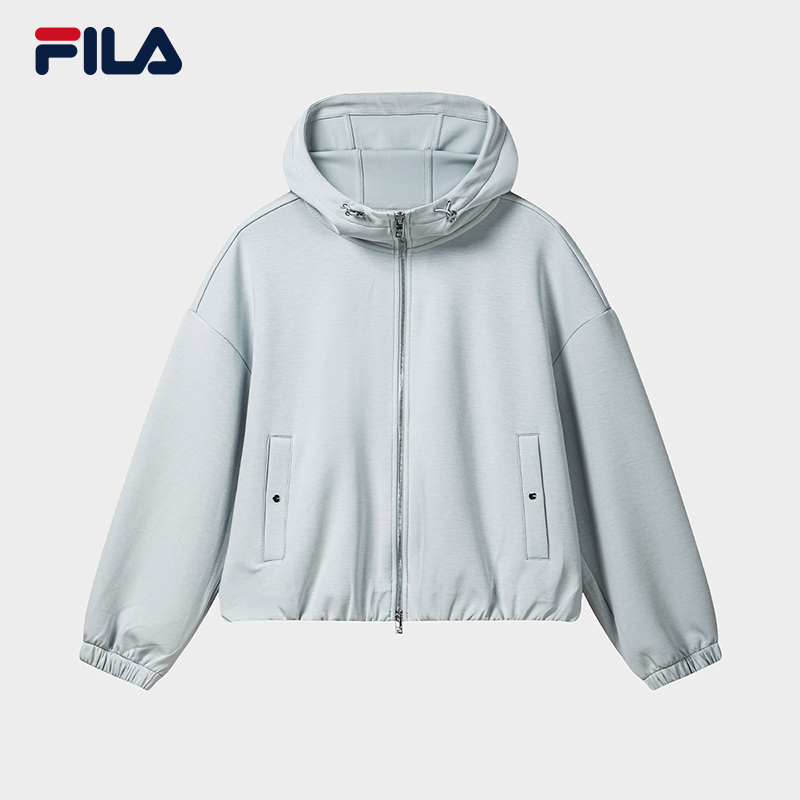 FILA Women Knitted Hooded Jacket