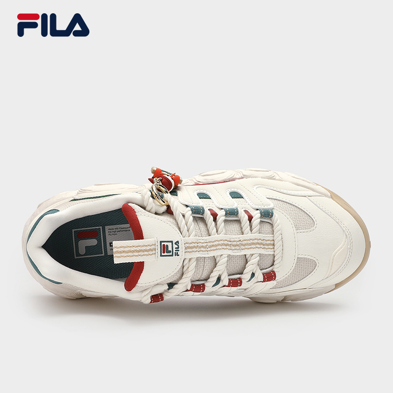 [Christmas Edition] FILA CORE CROISSANT XMAS FASHION ORIGINALE Men Sneakers in White Men Shoes